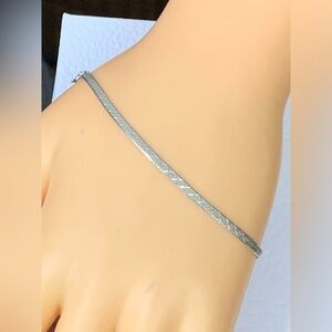 vintage ITALY MILOR 925 Sterling silver Bracelet  8”